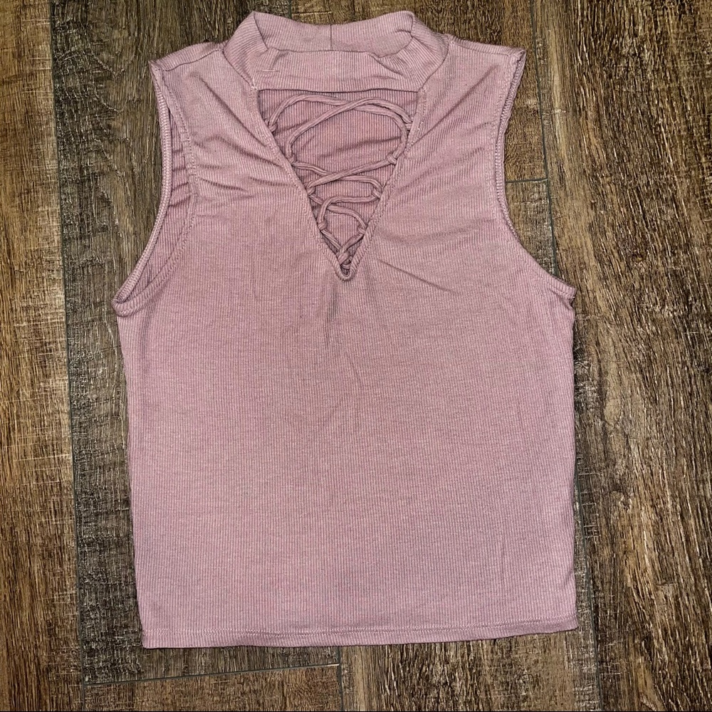 Heart and Hips Purple Tank Top